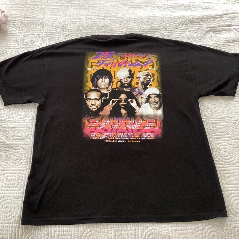Essence 25th Music Festival hip hop shirt Graphic size XXL